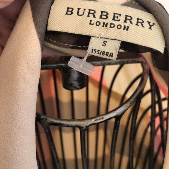 Silk Burberry Lined Small Blouse - Picture 2 of 7